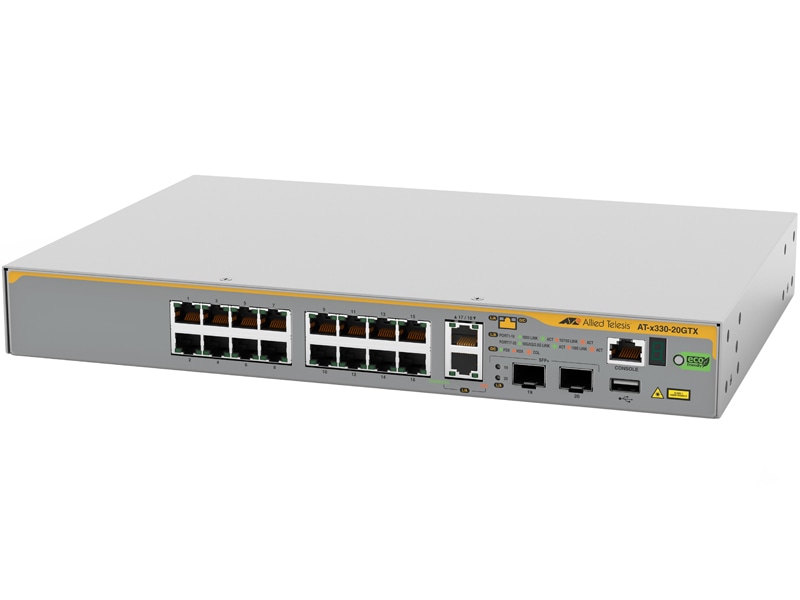 AT-x330-20GTX-N5 アカデミック レイヤー3スイッチ