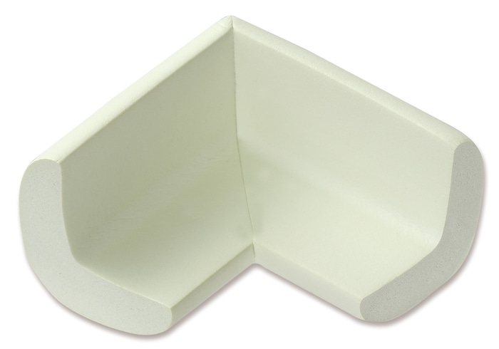 コーナーガードクッション 白 角タイプ 4個組