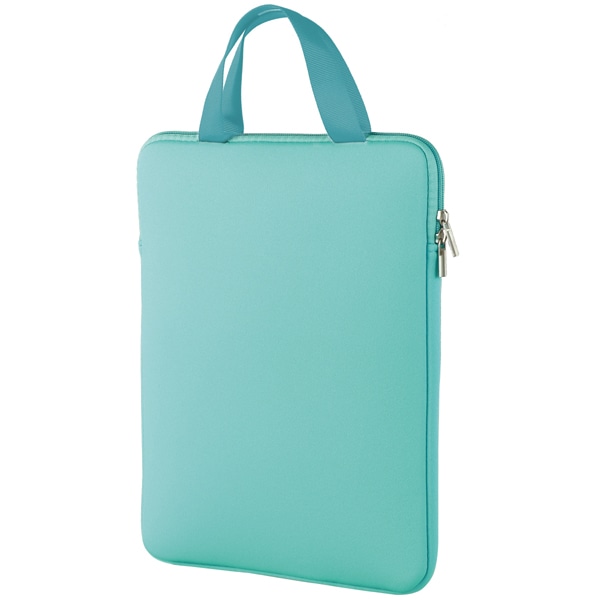 PCタブレット用クッションケース L アクアグリーン