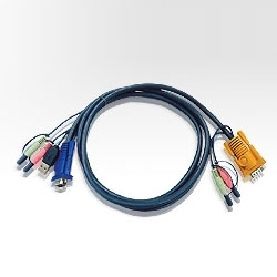 USB オーディオ KVMケーブル 1.8m SPHD KVM用