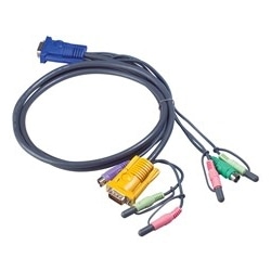 PS/2 オーディオ KVMケーブル 5m SPHD KVM用