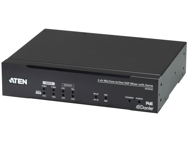 Mic/Line Dante 各2入出力対応 DSP内蔵プリアンプ