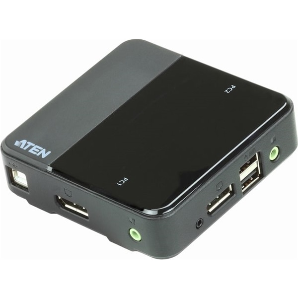 2ポートUSB DisplayPort KVMスイッチ（4K UHD対応）