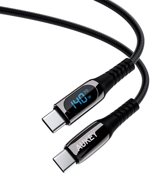 ケーブル Impulse Series 140W Digital Display [USB Type-C to Type-C] 2m ブラック