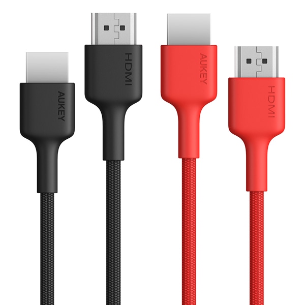 HDMIケーブル Impulse series [HDMI to HDMI] 2m 2本組み ブラック＆レッド