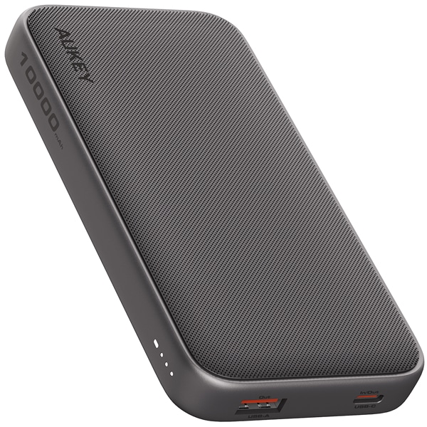 モバイルバッテリー Spark Go 10K 10000mAh 15W [USB-A 1ポート/USB-C 1ポート]出力 [USB-C 1ポート]入力 グレー