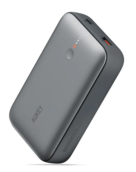 モバイルバッテリー Spark Mini 20000mAh PD対応 20W [USB-A 1ポート/USB-C 1ポート]出力 [USB-C 1ポート]入力 グレー