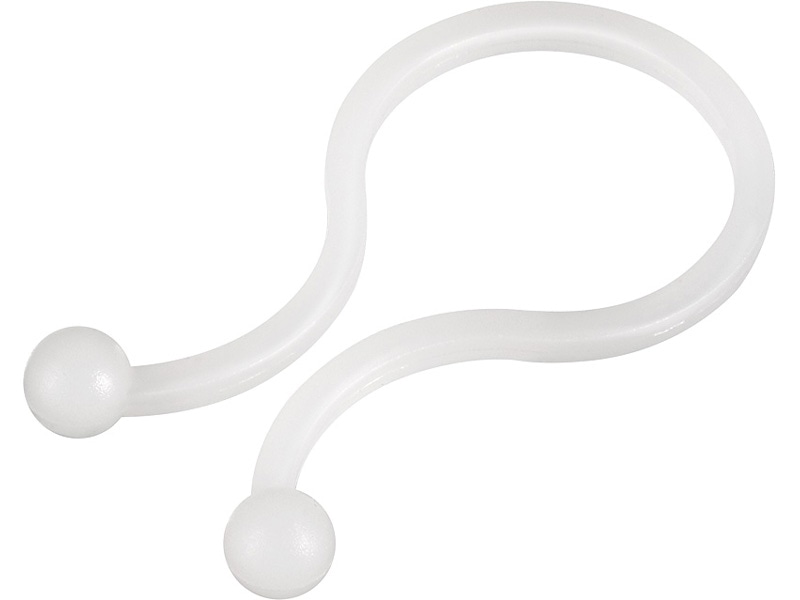 ケーブルクリップ25個入り 結束径18mm ホワイト