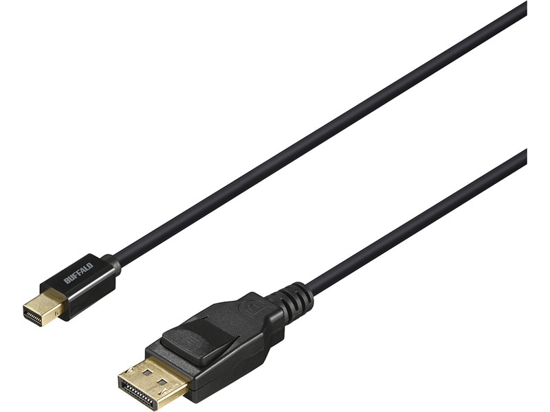 DPケーブル DPver1.2a認証品 minDP-DP 1m ブラック