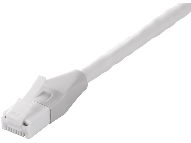 ツメの折れないCat6 LANケーブル 1m ホワイト