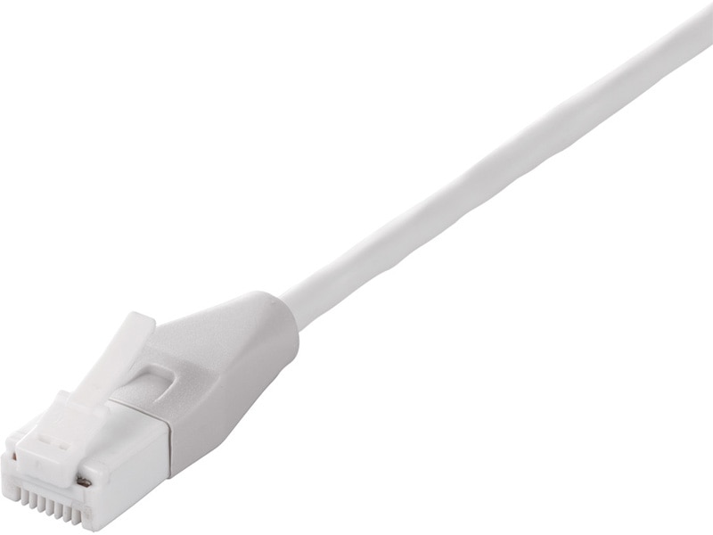 ツメ折れないCat6 LANケーブル やわらか 7m ホワイト
