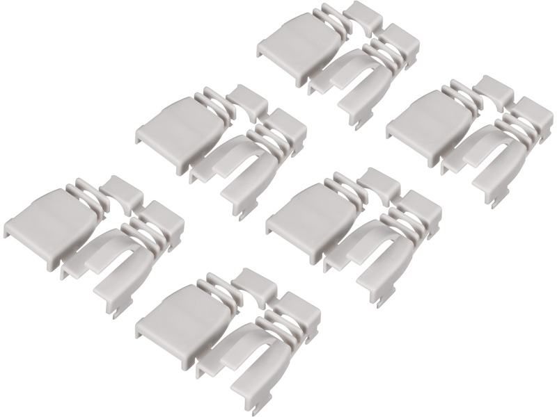 後付け用コネクター保護カバー6個入り ライトグレー