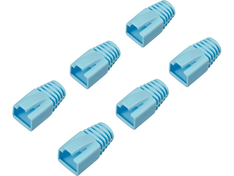 先付け用コネクター保護カバー6個入り ブルー