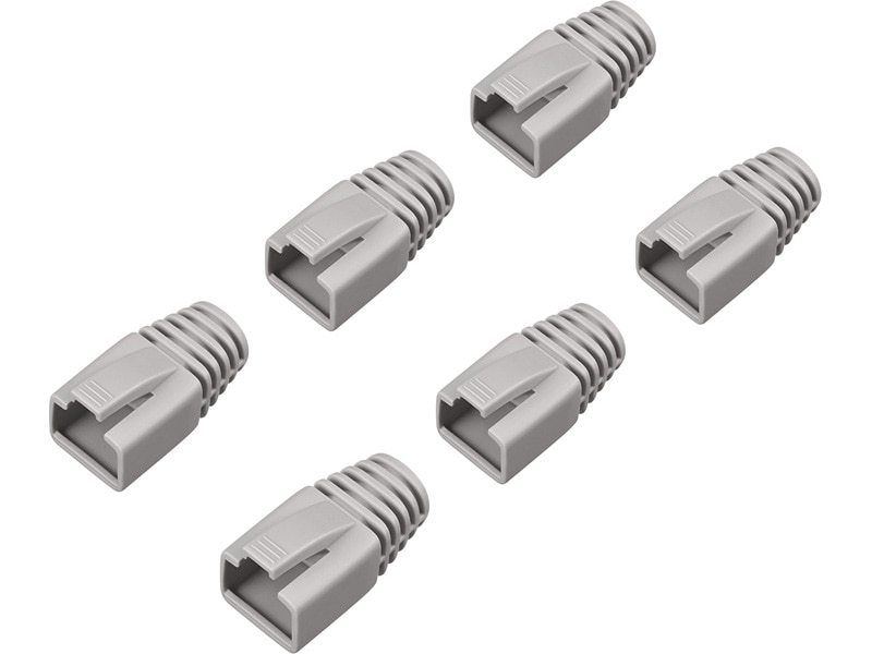 先付け用コネクター保護カバー6個入り ライトグレー