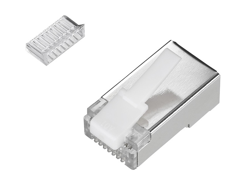 ツメの折れないCat5e対応LANコネクター STPタイプ
