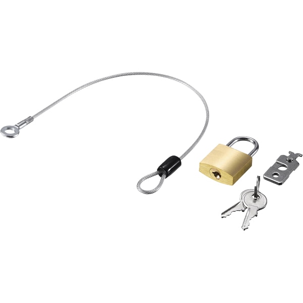 南京錠+サブワイヤー付 マスターキー仕様