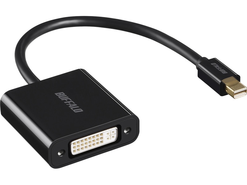 miniDisplayPort-DVI変換アダプタ ブラック