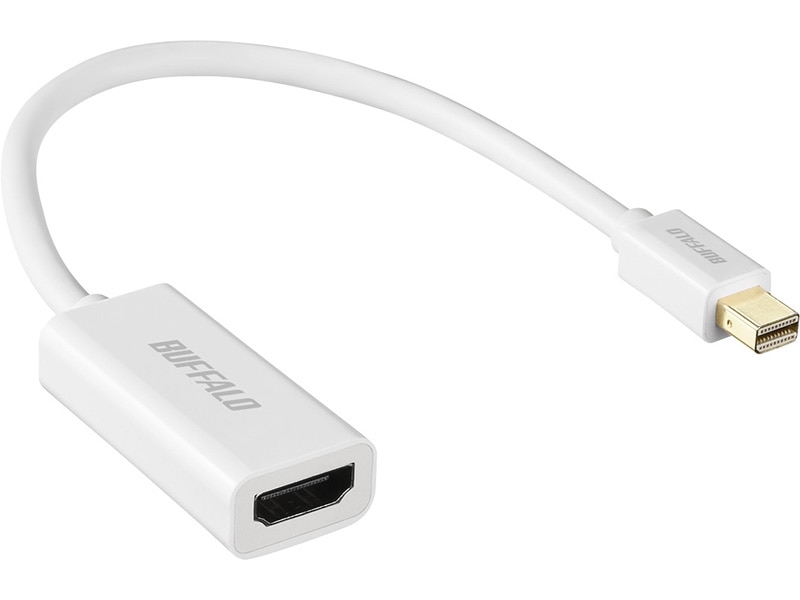 miniDisplayPort-HDMI変換アダプタ ホワイト
