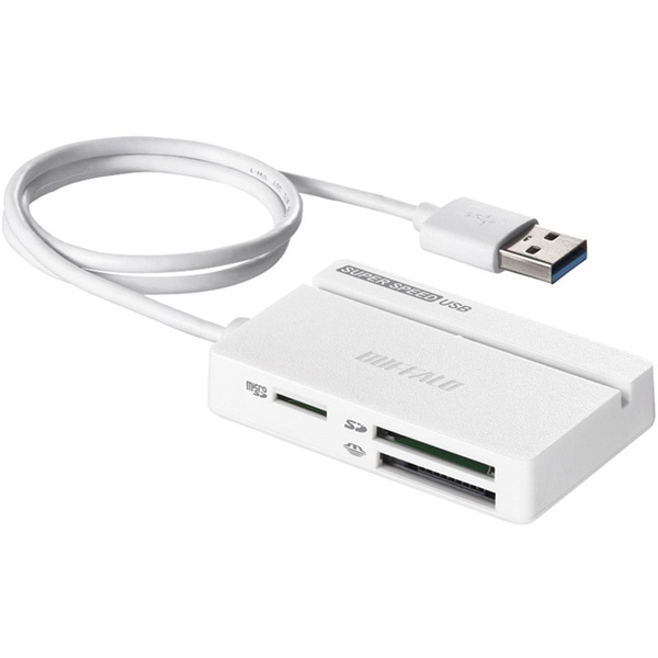 USB3.0 マルチカードリーダー スタンダード ホワイト