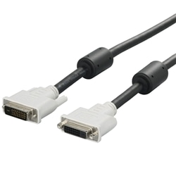 ディスプレイ延長ケーブル DVI-Dオス：DVI-Dメス コア付 2.0m