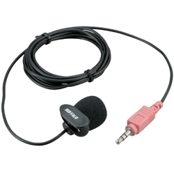 マイクロフォン ミニクリップ ブラック