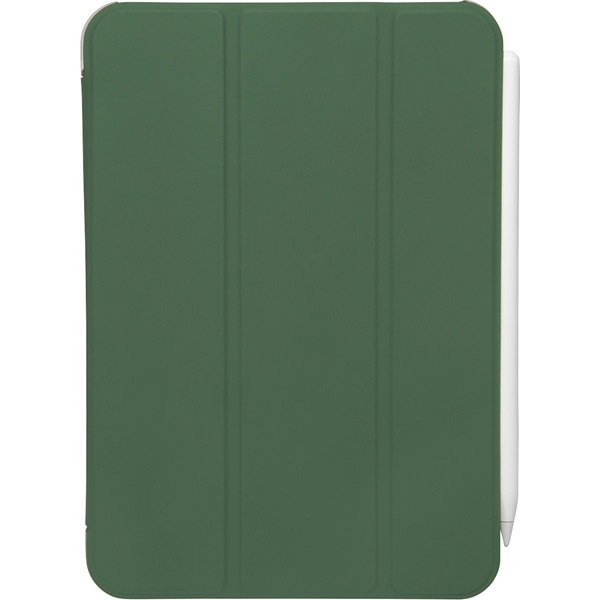 第6世代iPad mini ハイブリッドマットレザーケース グリーン