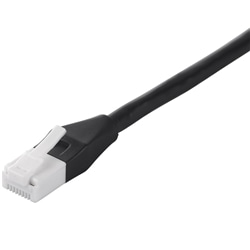 ツメの折れないLANケーブル カテゴリー6 ストレート スタンダード 15m ブラック