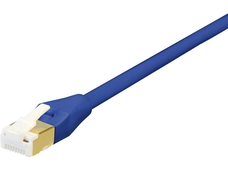 Cat7 ツメの折れないLANケーブル 標準 ストレート 15m ブルー