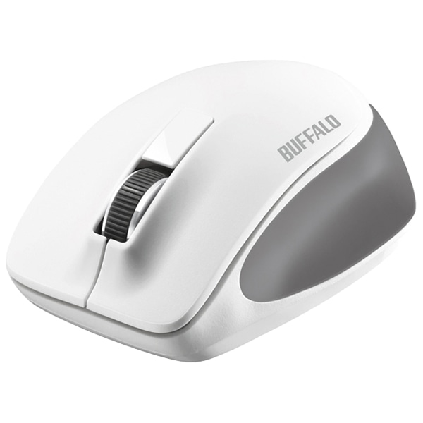 無線 BlueLED 3ボタン プレミアムフィットマウス ホワイト