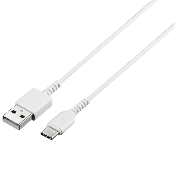 USB2.0ケーブル（Type-A to Type-C） 1.5m ホワイト