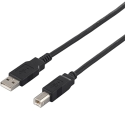 USB2.0ケーブル（A to B） 1m ブラック
