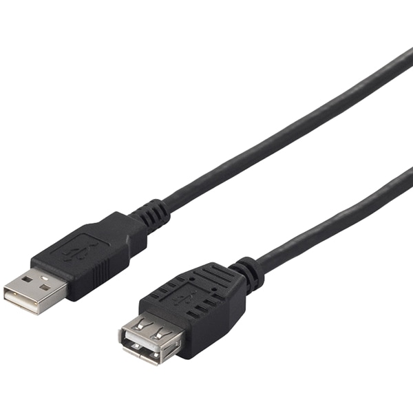 USB2.0 A to A 延長・環境対応ケーブル 1.0m ブラック