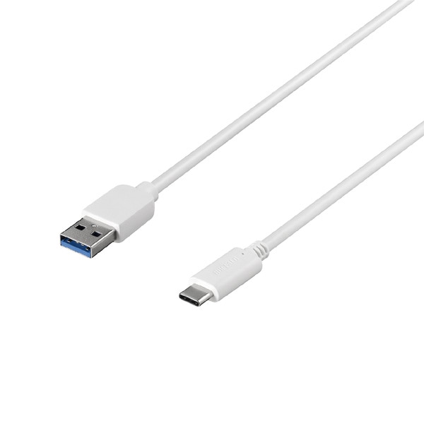 USB3.2 Gen1 ケーブル A-C 1m ホワイト