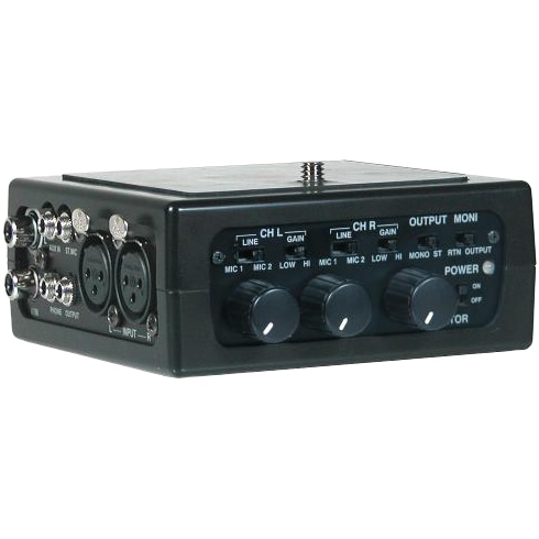 DSLR用2チャンネルポータブルミキサー