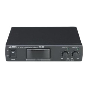 2チャンネル赤外線ワイヤレスレシーバー