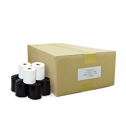 感熱レジロール 58mm×48φ×12（100ロール入）65μ