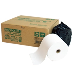 感熱レジロール 幅80mm×外径80mm×内径12mm［5巻入］ ノーマル紙