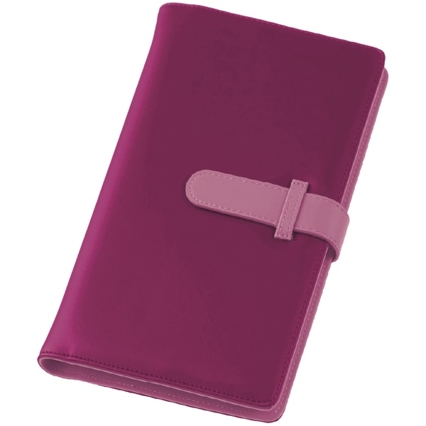 Digio2 Blu-ray対応 メディアケース ディスクケース BD DVD CD 48枚収納 ピンク