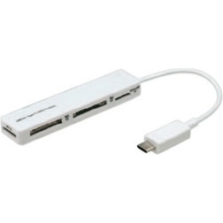 Type-C USB2.0 マルチカードリーダー ホワイト