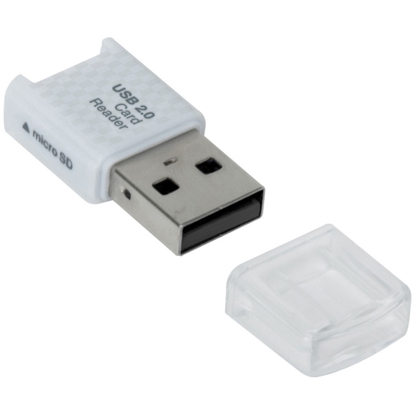 Digio2 カードリーダー ライター USB2.0 microSD ホワイト