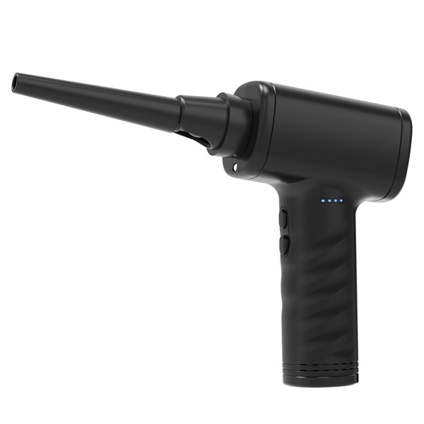 電動エアダスター USB充電式 折りたたみ式 ブラック