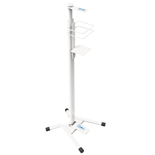 足踏み消毒ポンプスタンド ホワイト