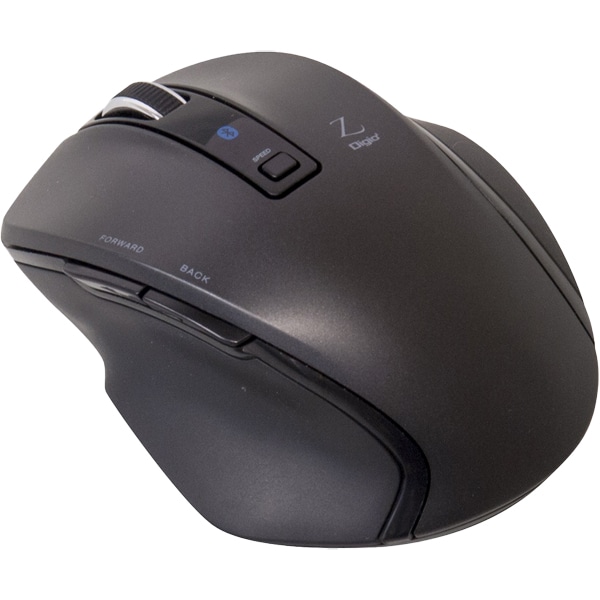Bluetoothマウス 5ボタン BlueLED Sサイズ ブラック