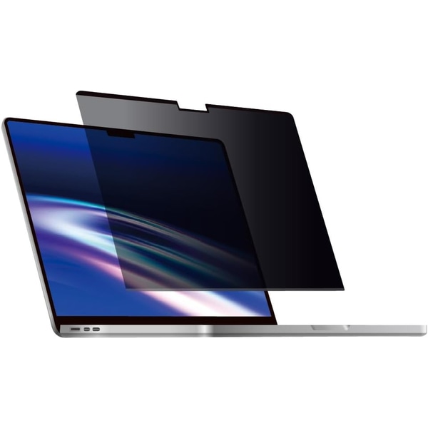 MacBook Air 13.6インチ M2 2022用 のぞき見防止フィルター プライバシーフィルター マグネット式