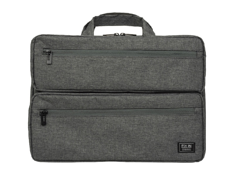 PCインナーバッグ 15.6インチ 2ポケット付 グレー
