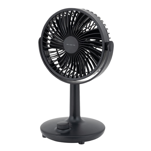 USB扇風機 USB FAN 卓上 ブラック