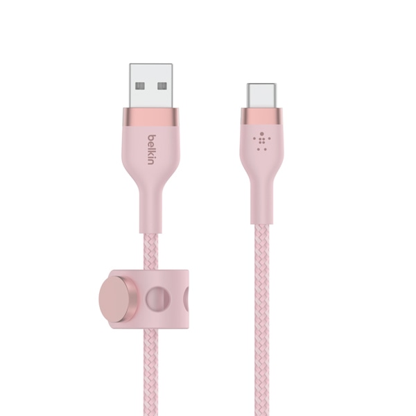 BoostCharge PRO Flex USB-A to USB-C ケーブル ピンク 1m