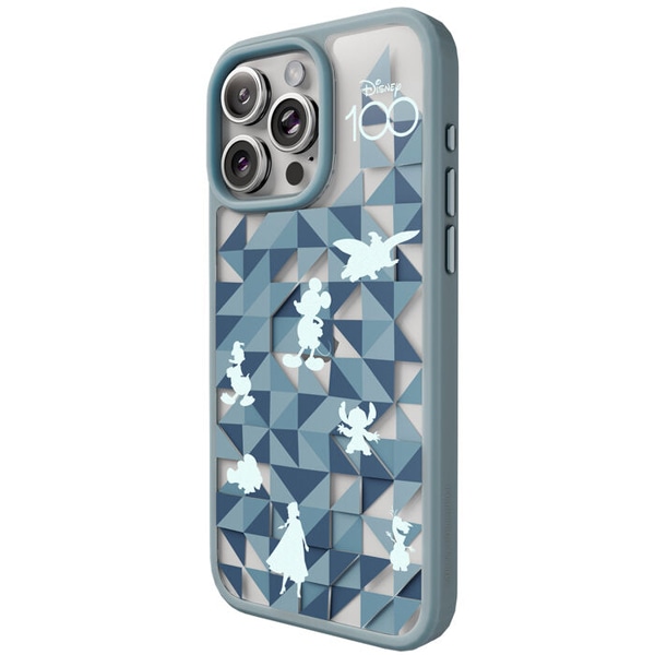 SheerForce iPhone 15 Pro Max用MagSafe対応保護ケース ディズニー 銀河 ブルー
