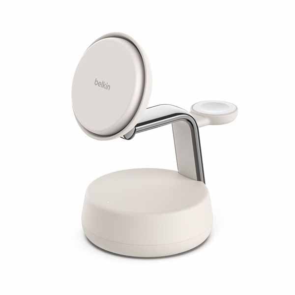 UltraCharge Pro Qi2 25W 3-in-1 マグネット式充電ドック サンド