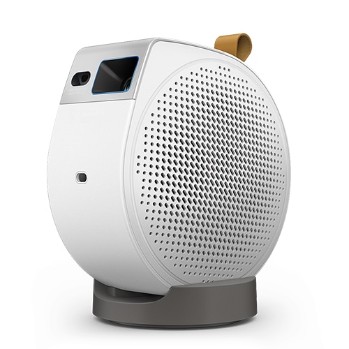 天井シアター向けモバイルプロジェクター 天井投写/レーザー光源/1920x1080/500ANSIルーメン/オートフォーカス/縦横回転補正/自動障害物回避/Google TV内蔵